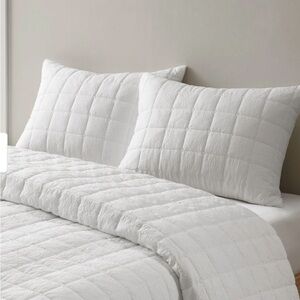 Cocoon Quilt Top Duvet Cover Set by N Natori Full/Queen